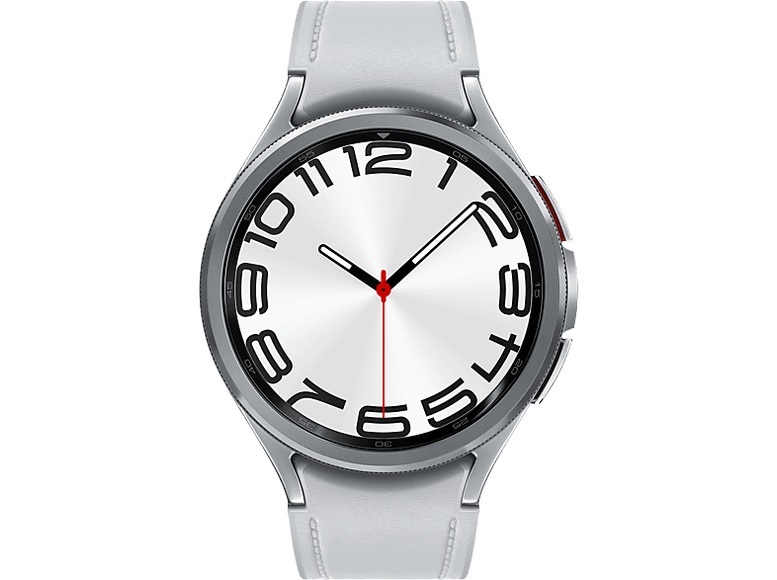 SAMSUNG Galaxy Watch6 Classic (47 mm, Bluetooth-Version) - Smartwatch (Breite: 20 mm, -, Silver)