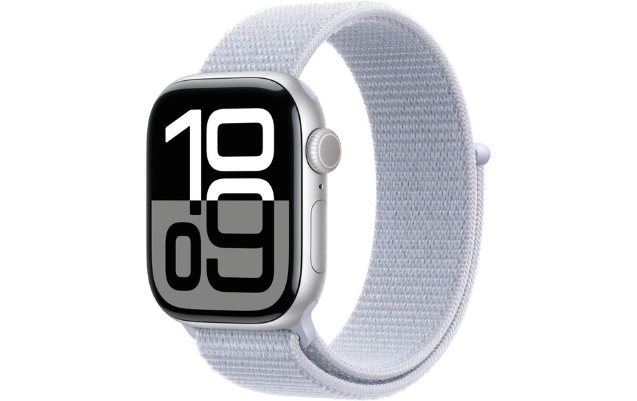 Apple Watch Series 10 GPS Cellular 42mm Silver Aluminium/Blue Cloud