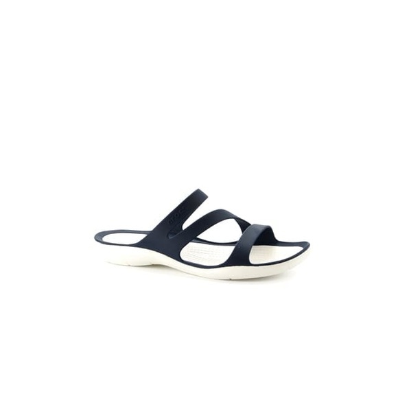 Crocs Damen/Damen Swiftwater leichte weiche vielseitige Schuhe Navy/weiß UK Size 8 (EU 41)