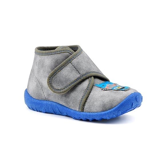 superfit Hausschuh Spotty grau (mittel)