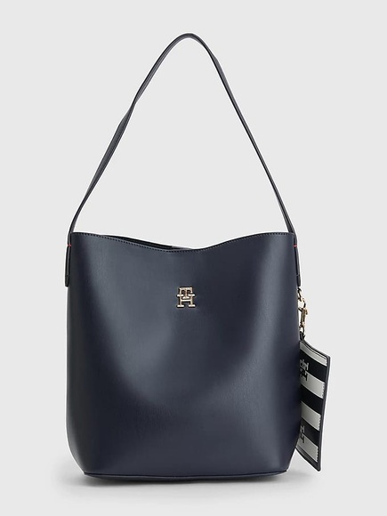 Tommy Hilfiger Hobo »ICONIC TOMMY BUCKET BAG«, mit abnehmbarer Kontrast-Münztasche