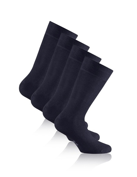 Rohner Socks Bambussocken Dunkelblau 2er-Pack