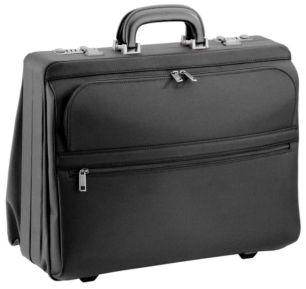 D&N Tradition Business, Aktenkoffer aus Nylon in schwarz