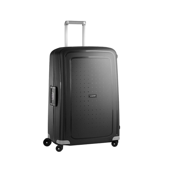 Samsonite S'Cure Black Spinner, Hartschalenkoffer 75 CM