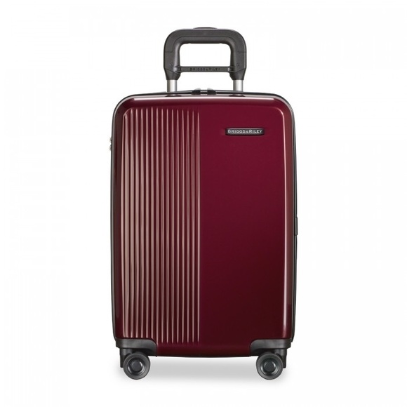 Briggs & Riley Sympatico, Large expandable Spinner in Burgund
