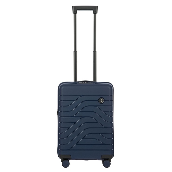 Brics Ulisse B1Y - Erweiterbarer Trolley Spinner Small in Ozean Blau