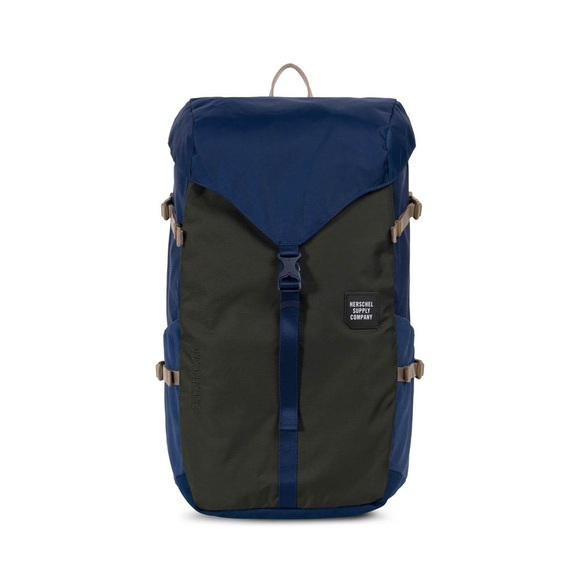 Herschel Barlow Large - Tagesrucksack in Peacoat / Forest Green