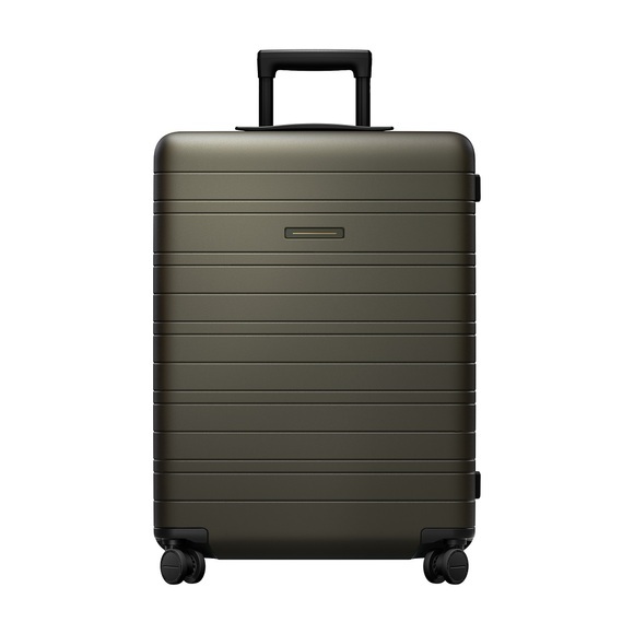 H6 Check-In Reisekoffer Grösse M in Dark Olive VEGAN