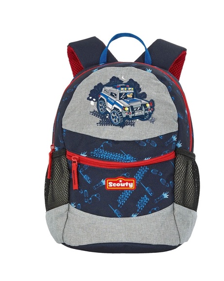 Scouty Rocky - Kindergartenrucksack im Supercop Motiv