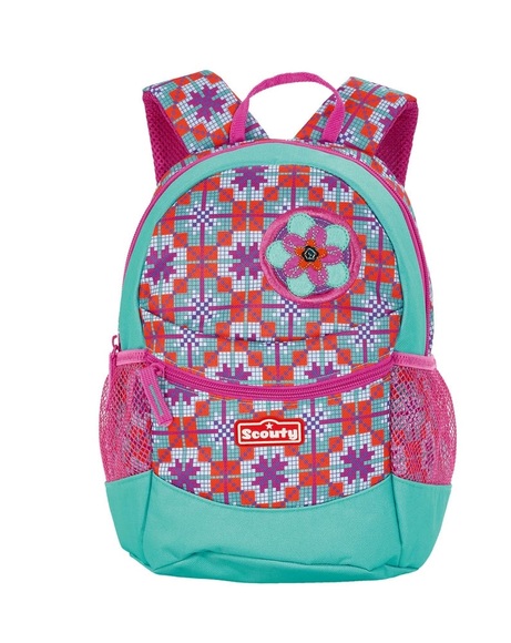 Scouty Rocky - Kindergartenrucksack im Hippie Motiv