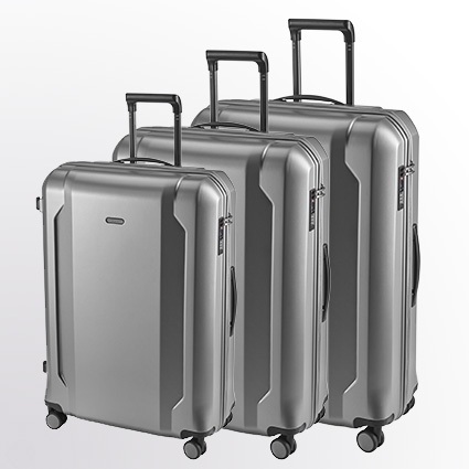 Travel Line 8100 - 3-teiliges Koffer-Set in Silber