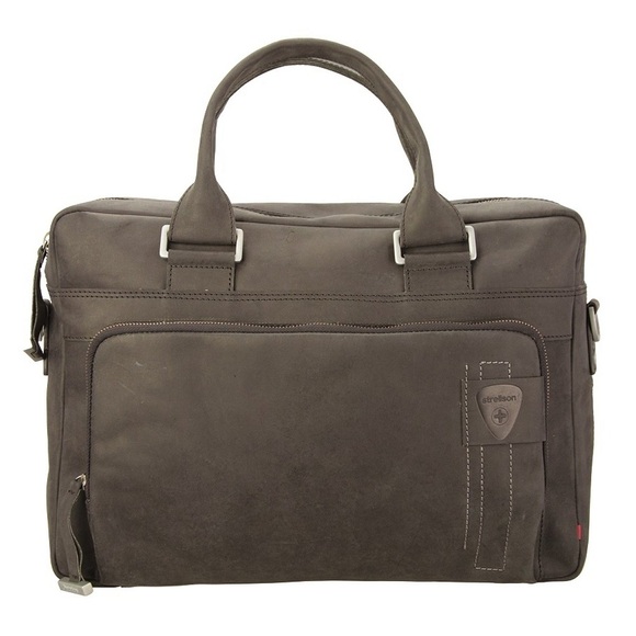 Briefcase Richmond, vintage-braun