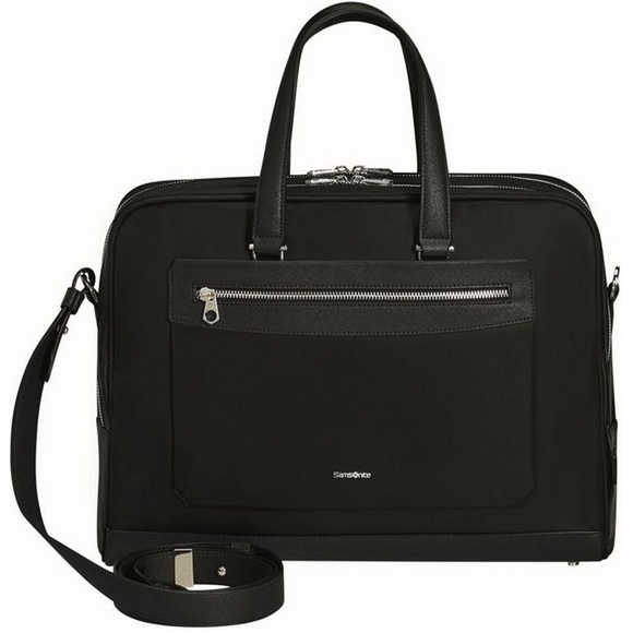 Samsonite Laptop Schultertasche Unisex Schwarz 30.5CM