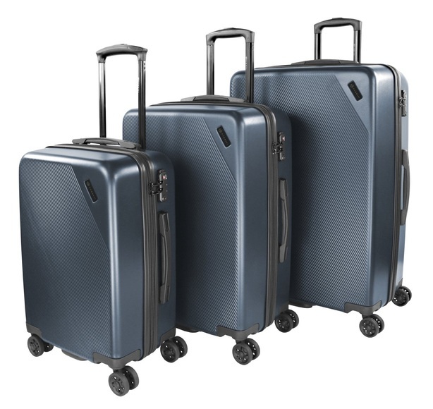Kallisto Hartschalenkoffer 3er Set Blau