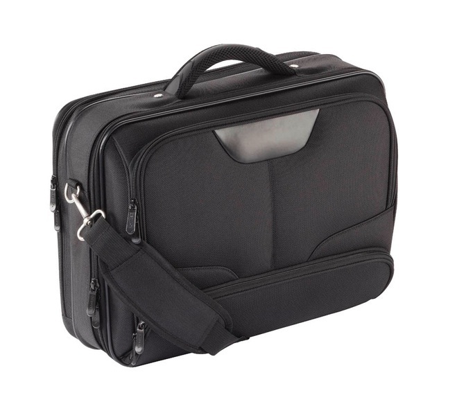 Laptopmappe 43.5cm aus Nylon in Schwarz