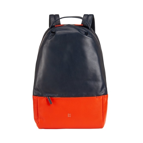 Rio - Lederrucksack Navy