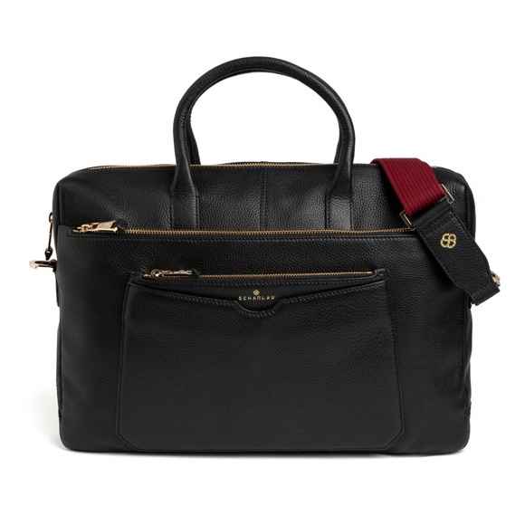 Caccini - Aktentasche Leder, Schwarz