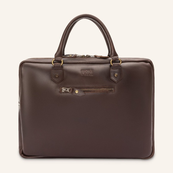 Laptoptasche Cali Braun/Dots