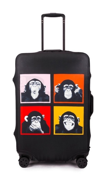 Kofferüberzug Monkey Mittel (55-60 cm)