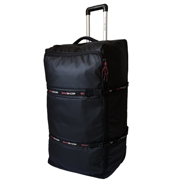 Swissbags Duffle Bag Mit Rollen Unisex Schwarz 84cm