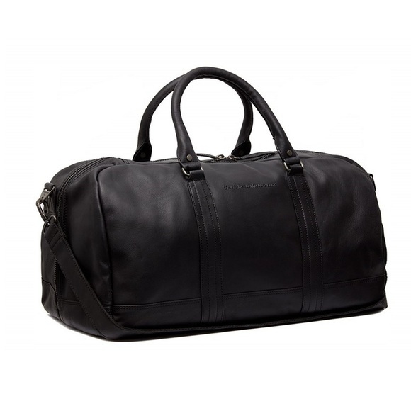 Melbourne - Reisetasche Leder, Schwarz