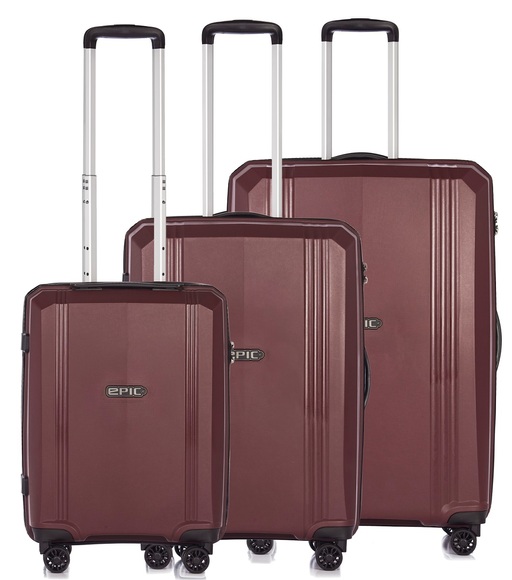 Airwave VTT Bio - 3er Koffer Set in Brick Red