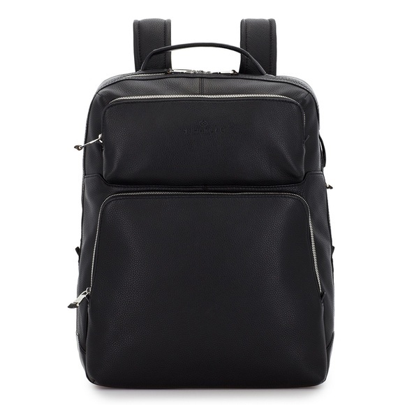 Schubert - Lederrucksack, Schwarz