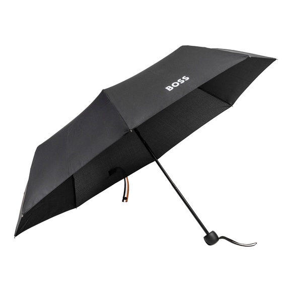 Iconic - Mini Regenschirm in Schwarz