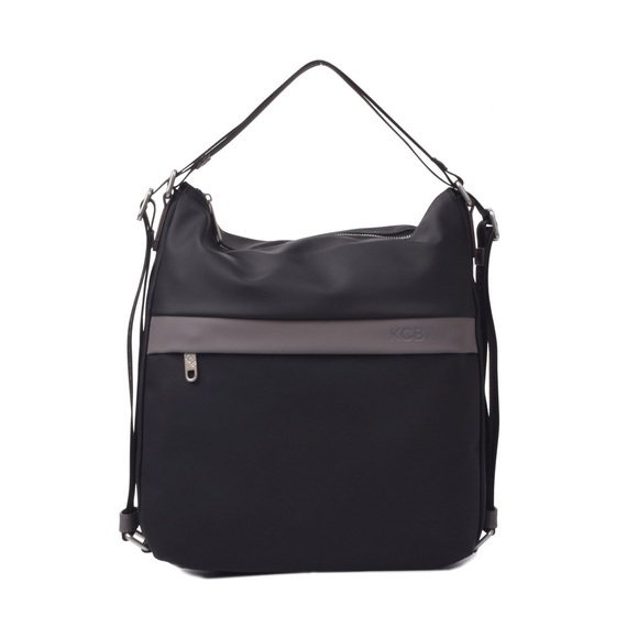 Rucksack-Tasche Lapel, Schwarz