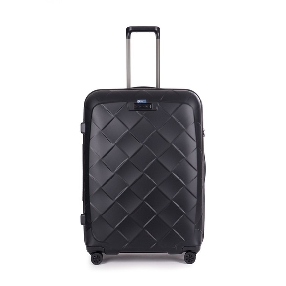 Leather & More - Hartschalen-Koffer L Schwarz