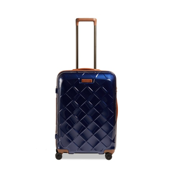 Leather & More - Hartschalen-Koffer M Blau