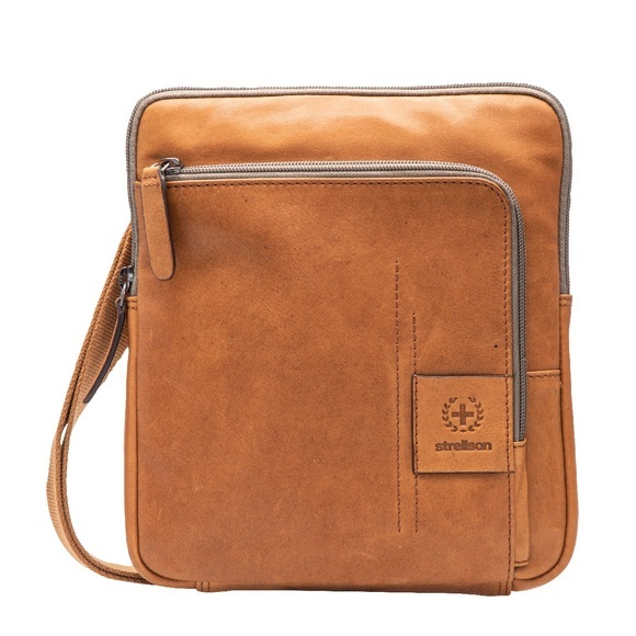 Schultertasche Hyde Park, cognac
