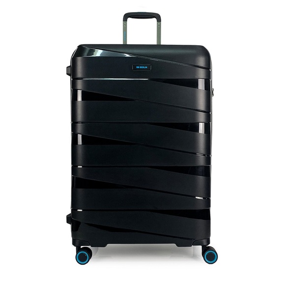Ted Luggage - Hartschalenkoffer L in Schwarz