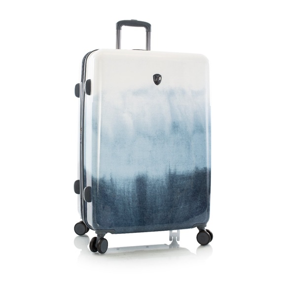 Heys Hartschalen-Trolley »Tie-Dye pink, 76 cm«, 4 St. Rollen, Hartschalen-Koffer Reisegepäck TSA Schloss Volumenerweiterung