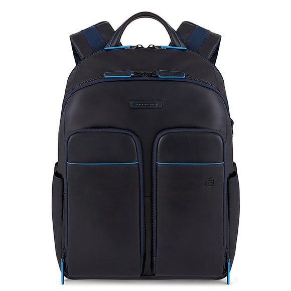 Blue Square - Laptoprucksack mit iPad®-Fach, RFID-Blocker Blau
