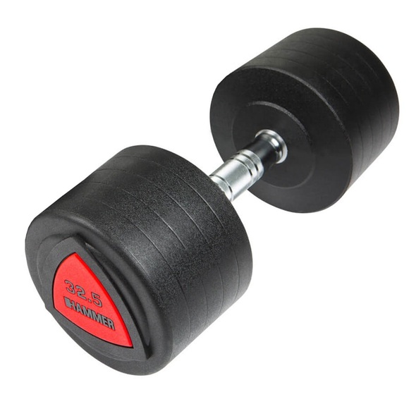 HAMMER Hanteln und Gewichte Kompakthantel 32.5 kg, PU