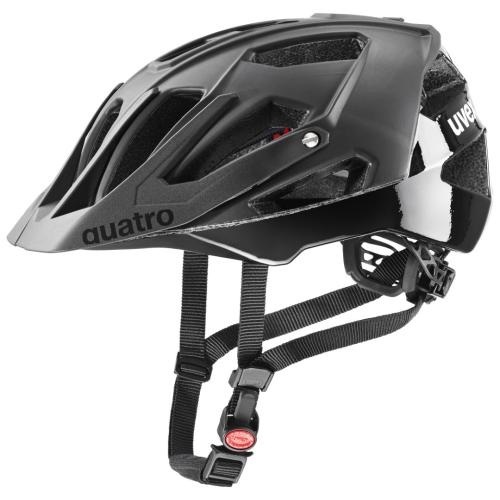Uvex Quatro CC Velohelm - All Black Mat