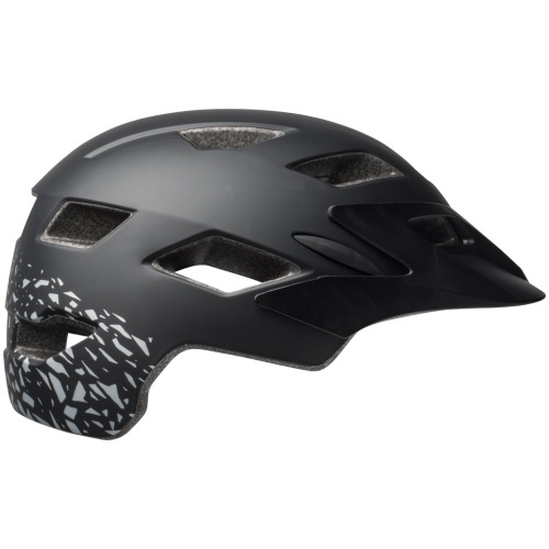 Bell Velohelm Kinder Sidetrack Child matte black/silver fragments