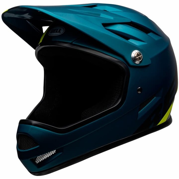 Bell Sanction Helm matte blue/hi-viz