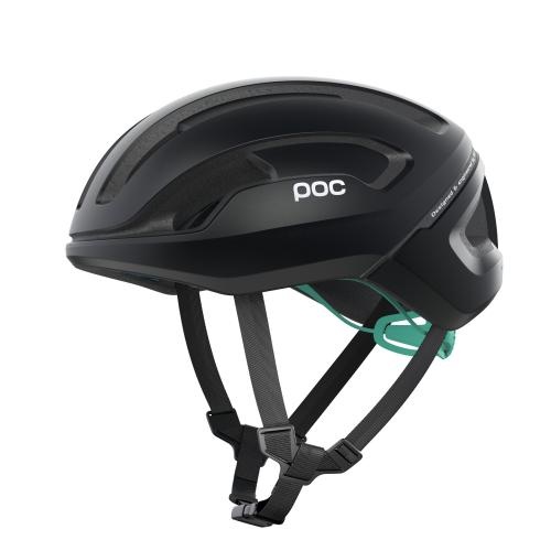 POC Omne Air SPIN Velohelm - Uranium Black / Fluorite Green Matt