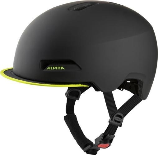 Alpina Brooklyn Helm schwarz/gelb 2022 52-57cm Trekking & City Helme