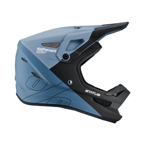 100% Status Helm blau/schwarz 2022 L | 59-60cm Downhill Helme