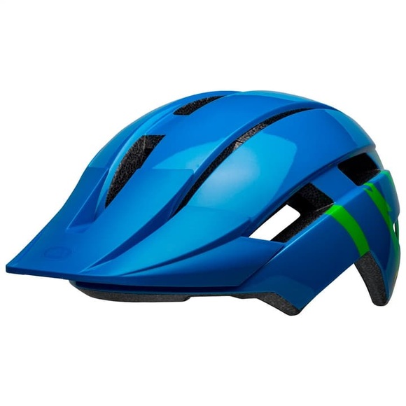 Sidetrack II YC MIPS Helm gloss blue/green strike