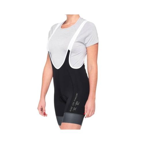 100% Exceeda Woman-BIB Shorts black/charcoal S