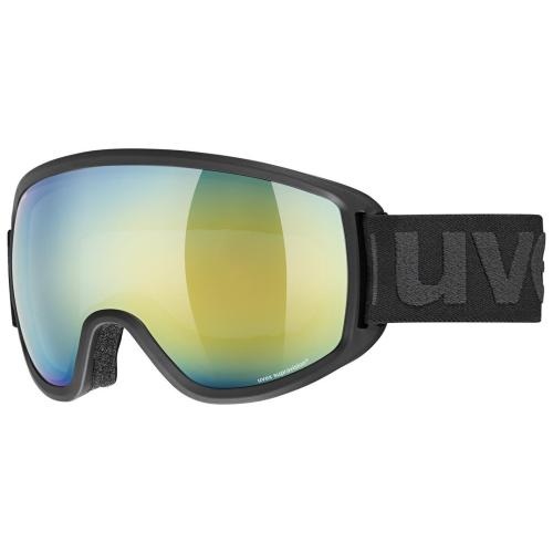 Uvex Topic FM Sphere Skibrille - black mat mirror orange blue