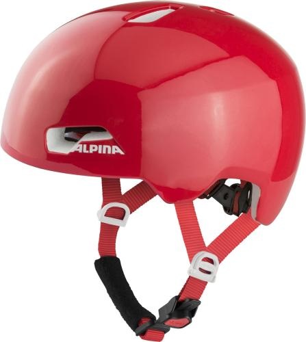 Alpina Velohelm Kinder Hackney - Red Gloss