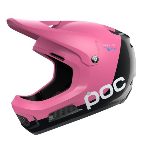 POC Coron Air MIPS Velohelm - Actinium Pink/Uranium Black Matt