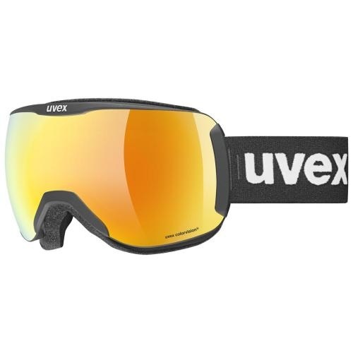Uvex Skibrille Downhill 2100 CV - Black Mat, SL/ Mirror Gold - Colorvision Green