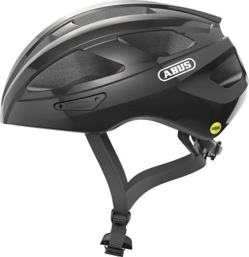 ABUS Macator MIPS Velohelm - Shiny Black (Grösse: S (51-55 cm))