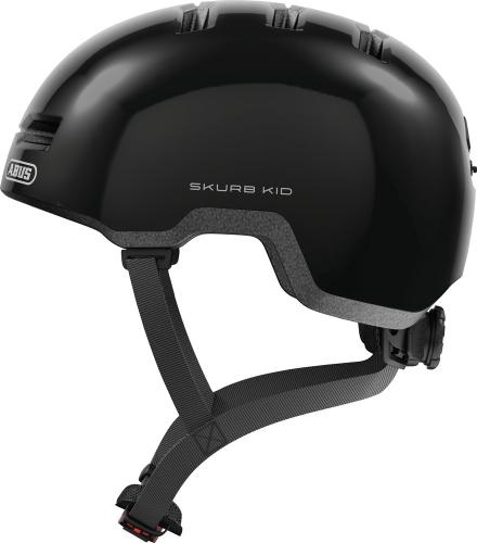 Abus Velohelm Skurb Kid - Shiny Black